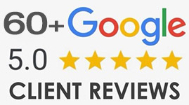 Google 60 Plus 5 Star Reviews